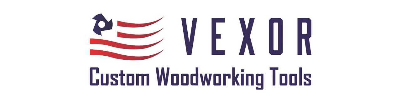 Sponsor logo: Vexor Custom Woodworking Tools
